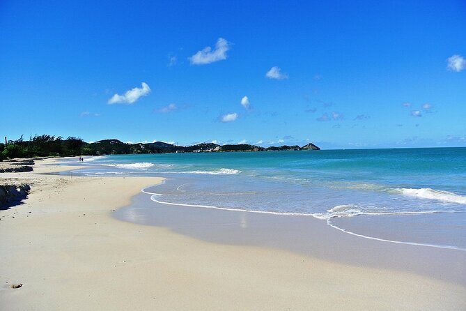 Famous Red Phone Booth Beach (Dickenson Bay) and Fort Bay Beach - The Cruise-Ship-Friendly Part: Why the Driver Stays With You