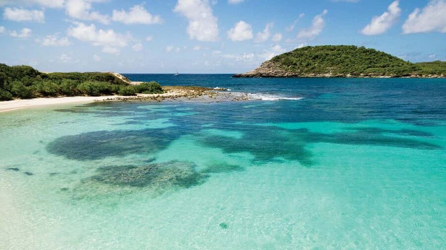 From St John's: Half Moon Bay Beach Half-Day Trip by Van - The beach walk to calm water: short, but plan for it