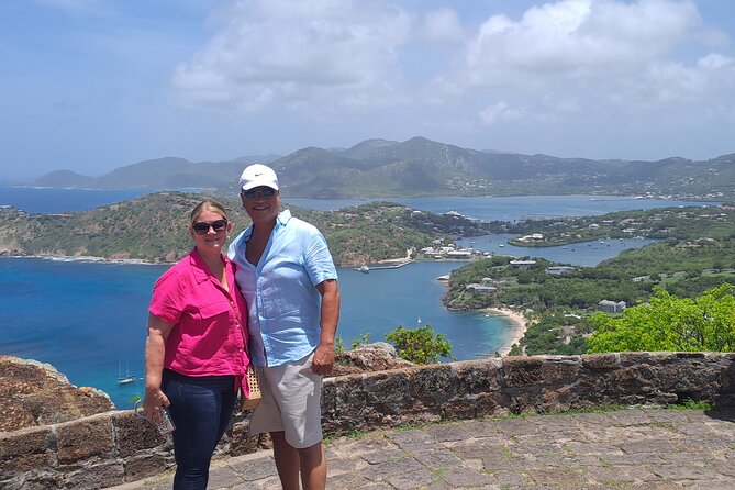 Island Tour - The Blockhouse and Shirley Heights: fortifications plus big coastline photos