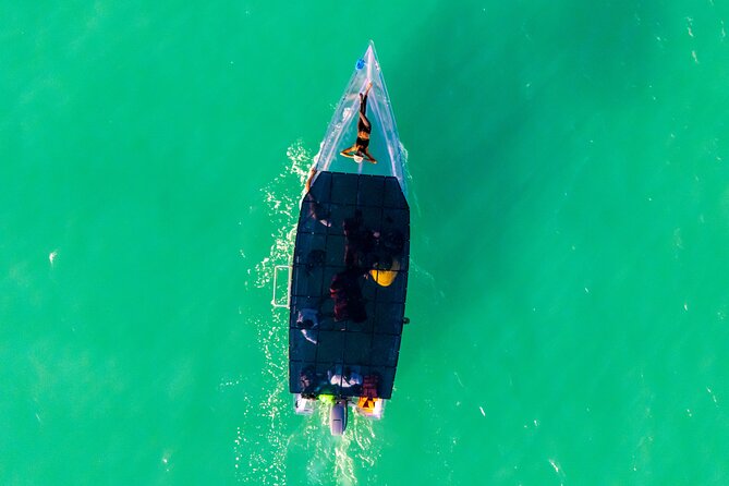 Reef Explorers Transparent Boat and Beach Tour - Stop 1 at Hawksbill Rock Formation: Reef Life You Can Watch Without Getting Wet