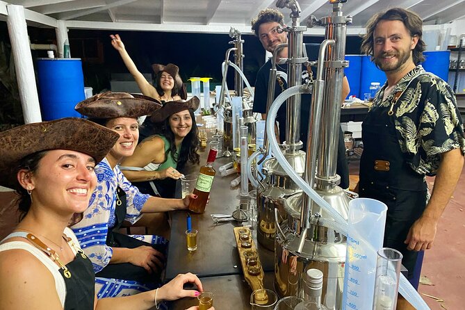 Rum Making Masterclass Galleon Beach Antigua 2 People per Station - From English Harbour to your own bottle, fast and fun