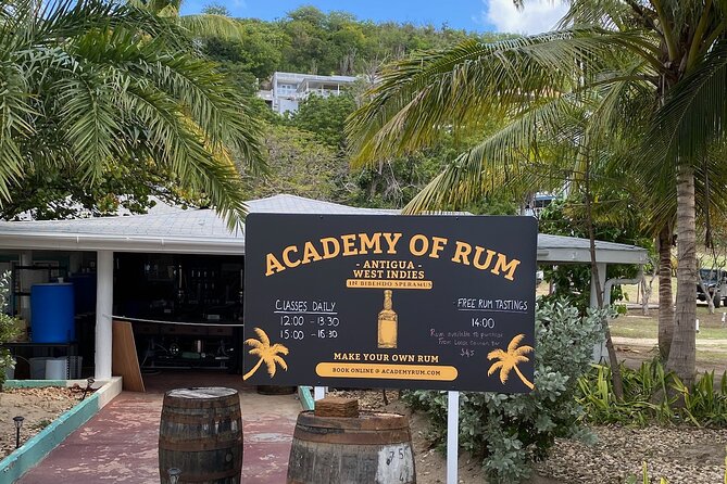 Rum Making Masterclass Galleon Beach Antigua 2 People per Station - Mixing your custom blend: flavors, directions, and label time