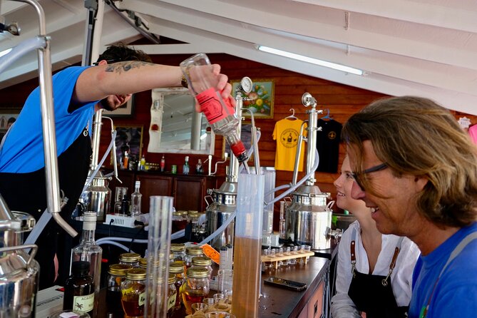 Rum Making Masterclass Galleon Beach Antigua 2 People per Station - What the 1.5-hour schedule feels like, step by step