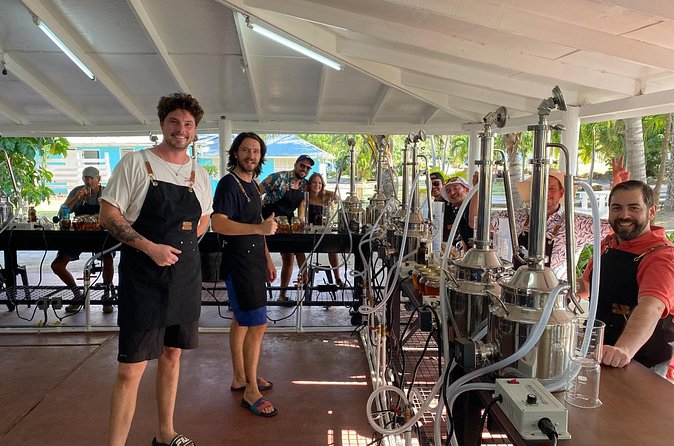 Rum Making Masterclass Galleon Beach Antigua for 1 Person - Bottling, labels, and the red wax finish