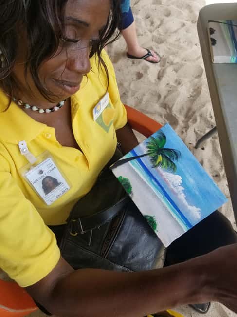Sip & Paint with lunch on exciting Ffryes Tiki beach Bar - Key things I’d circle before you book