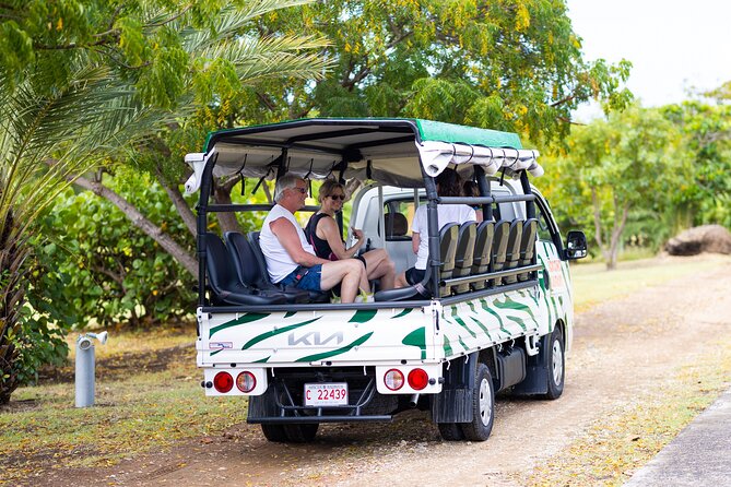 SoCoHo Jeep Safari - Historical Sites - Lunch - Beach - Long Bay Beach: Your Swim Payoff at Antigua’s East Coast
