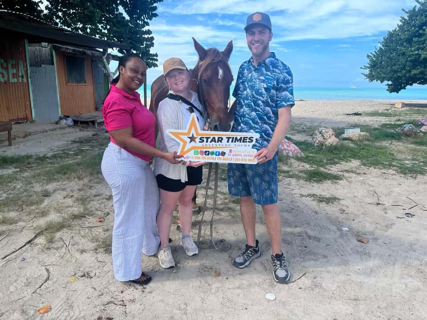St. Johns: Horseback Riding Bareback Swim, &Fort James Beach - Bareback riding, steady pace, real help when you need it