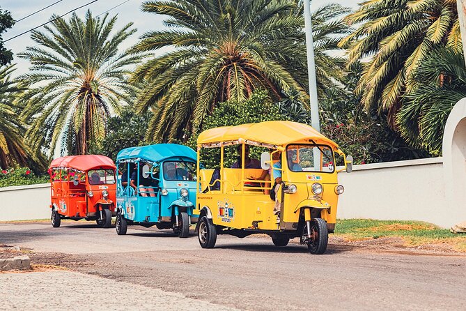 Tuk-Tuk Adventures Rainforest and Beach Hopping Tour - Riding Antigua by open-air tuk-tuk, not a stuffy bus